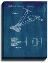 Rowing Machine Patent Print Midnight Blue on Canvas - $39.95+