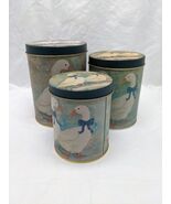 Set Of (3) Vintage Geese Stackable Tins - $514.91 MXN