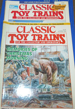 CLASSIC TOY TRAINS (2) NOVEMBER 1993 &amp; DECEMBER 1992  MAGAZINES - $215.67 MXN