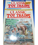 CLASSIC TOY TRAINS (2) NOVEMBER 1993 &amp; DECEMBER 1992  MAGAZINES - $11.57
