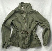 Old Navy Jacket Women Size Medium Hunter Pines Field Military Style Green - £13.44 GBP