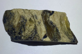 Jasper Loose Stone Crystal piece 1.5” x .75” x .5” brown cream yellow - £2.27 GBP