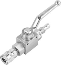 High Pressure Hose Ball Valve Kit, 1/4 Inch Quick Connect For Power, 450... - $46.93