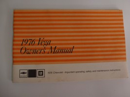 1976 Chevrolet Vega Owner's Manual -- 360284B -- ST 303-76 -- Paperback - $11.95
