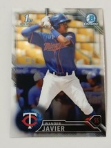 Wander Javier Minnesota Twins 2016 Bowman Chrome Rookie Card #BCP32 - £0.80 GBP