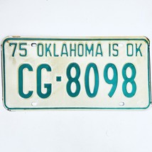 1975 United States Oklahoma Craig County Passenger License Plate CG-8098 - €11,07 EUR