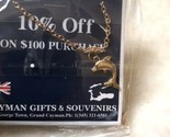 Cayman Island Gifts Dolphin Necklace Gold Pendant Jewelry Fashion - $18.27