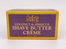 Shea Moisture Shave Coconut Hibiscus Women Shave Butter Creme 6oz Tone New - $33.81