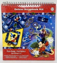 Disney Four PArks One World Deluxe Scrapbook Kit NEW - $18.99