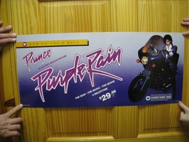 Prince Poster Purple Rain Now On VHS and Beta - $3,304.04 MXN