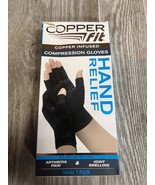 Damaged Box~Copper Fit Copper Infused Compression Gloves For Hand Relief - S/M - $13.74