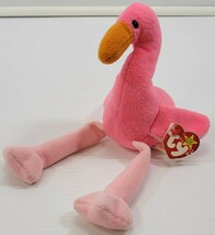 TY Beanie Babies Pinky Stuffed Flamingo February 13, 1995 - €5,07 EUR
