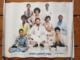 1970&#39;s Original Earth Wind &amp; Fire Band Full Color Poster Band Members 22&quot;x17&quot; - £27.32 GBP