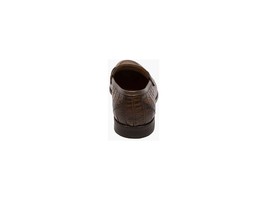 Stacy Adams Ferdinand Moc Toe Bit Slip On Dressy Men's Shoes Cognac  25455-221 image 2