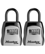 Master Lock Lock Box, Resettable Combination Dials, 2 Pack - $80.82 CAD