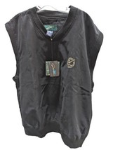 VTG Glen Echo Golf Vest Black Jacket Mens SizeXL Gulf Creek Club Rain We... - $49.38