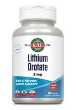 KAL Lithium Orotate 5mg, Low Dose Lithium Supplement for Brain, Nervous System a - $37.00