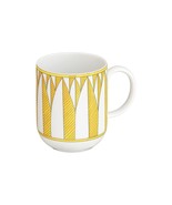Hermes Soleil D&#39;Hermes Mug Cup No.2 Yellow Porcelain Coffee Tea - £349.45 GBP
