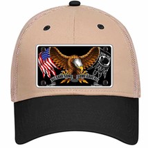 POW MIA All Gave Some Some Gave All Novelty Khaki Mesh License Plate Hat - £22.80 GBP