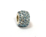 Brighton Mini Ice Diva Bead, Aqua Crystals, J9391B, FITS MINI ONLY, New - $18.04