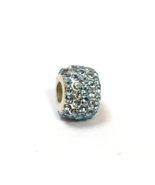 Brighton Mini Ice Diva Bead, Aqua Crystals, J9391B, FITS MINI ONLY, New - $18.04