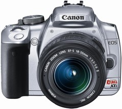 Canon Rebel Xti Dslr Camera With Ef-S 18-55Mm F/3.5-5.6 Lens (Silver), Old Model - £225.83 GBP