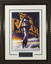 Lara Croft Tomb Raider unsigned 22x30 Masterprint Movie Poster Custom Rope Frame - £82.27 GBP