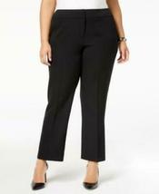 Kasper Black Plus Size Slim Pants , Choose Sz/Color - £39.31 GBP