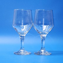 Vintage Kosta-Boda Gina Crystal Wine Glasses - Pair Of 2 - FREE SHIPPING - £19.73 GBP