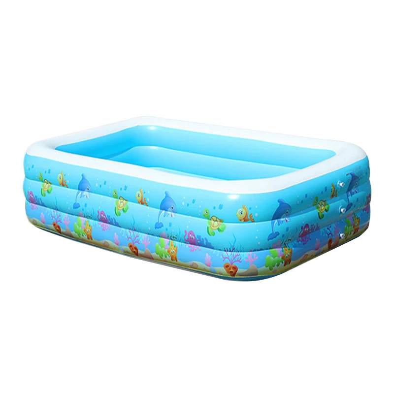 Portable Swimming Pool Inflatable Baby Swimming Pool Outdoor Children Basin Kid - £52.29 GBP+