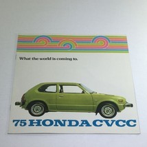 1975 Honda CVCC Specifications Dealership Car Auto Brochure Catalog - $10.65