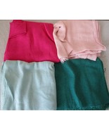 Scarfs Set of 4 Linen Scarfs - Handmade - $18.00