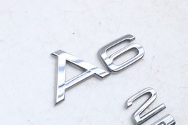 05-11 AUDI A6 QUATTRO REAR TRUNK LID EMBLEM BADGE E6215 image 6