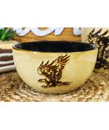 Set Of 2 Rustic Western Patriotic Bald Eagle Ceramic Pasta Salad Soup Bo... - $32.99