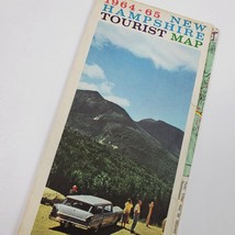 1964 New Hampshire Tourist Map Vintage - $13.10