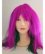 West Bay Green &amp; Purple Wig Japan Anime Cosplay Halloween Costume - £13.61 GBP