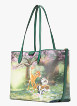 Kate Spade Disney X Bambi Large Tote + Pouch Italian Coated Canvas K8803 NWT FS - £118.67 GBP