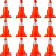 VEVOR 12Pack 18&quot; Traffic Cones, Safety Road Parking Cones PVC Base, Oran... - $116.26 CAD