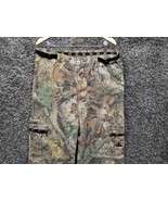 VTG Mad Dog Camo Cargo Pants Men 36x33 Brown Woodland Hunting - £21.73 GBP