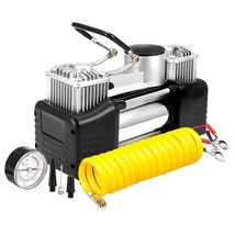 Portable Air Compressor Pump 150PSI Heavy Duty Double Cylinder 12V Tire Inflator - £71.47 GBP