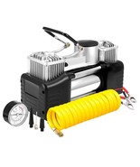 Portable Air Compressor Pump 150PSI Heavy Duty Double Cylinder 12V Tire ... - $1,660.27 MXN