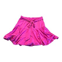 White Birch Hot Pink Sassy Tiered Skort Skirt With Shorts Women’s Size 1X Tie - $16.83