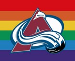 Colorado Avalanche Pride Flag 3x5ft Banner Polyester Ice Hockey Stanley ... - $15.99