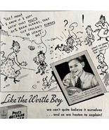 Post Bran Flakes Cereal Wortle Boy 1934 Advertisement Full Page Comic DWU1 - €25,64 EUR
