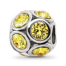 Silver Reflections November Preciosa Crystal Bead QRS2687NOV - $65.93