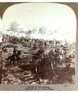 Civil War Battle of Gettysburg by Louis Prang Univeral View Co Stereovie... - £29.20 GBP