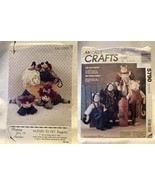 Two (2) craft patterns McCall&#39;s 5790 / Easy Stitch Raggedys Used PET RESCUE - £3.22 GBP
