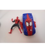 2012 XTREME CUSTOMZ RIDEMAKERZ MARVEL SPIDERMAN CAR and BK Spiderman fig... - £8.13 GBP