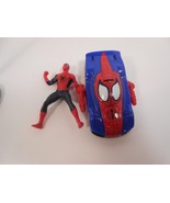 2012 XTREME CUSTOMZ RIDEMAKERZ MARVEL SPIDERMAN CAR and BK Spiderman fig... - $198.37 MXN