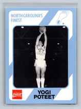 Yogi Poteet #162 1989 Collegiate Collection North Carolina&#39;s Finest Tar Heels - £1.56 GBP